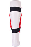 MAR-166A | Red Dipped Foam Double Layer Shin Guard