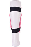 MAR-166D | Pink Dipped Foam Double Layer Shin Guard