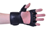 MAR-234G | Black MMA Gloves | Fingerless Combat Gloves with Thumb Design