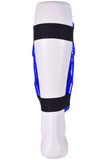 MAR-166C | Blue Dipped Foam Double Layer Shin Guard