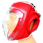 MAR-133A | Red Transparent Mask Head Guard