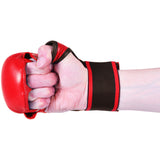 MAR-143B | Red Karate Gloves w/ Padded Thumb