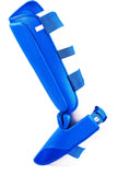 MAR-193C | Foam Padded Blue Shin & Instep Guards