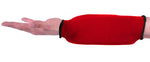 MAR-169C | Red Elasticated Fabric Arm Guard For Arm Protection