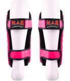 MAR-190C | Pink Shin Guards w/ Foam Padding