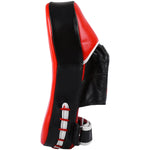 MAR-199 | Red+Black Genuine Leather Large Curved Focus Mitts