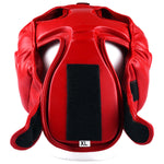 MAR-134A | Red Head Guard w/ Grill Mask For Training