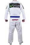 MAR-065 | White Designer Jiu-Jitsu Training & Competition Uniform