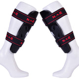 MAR-162B | Black Dipped Foam Martial Arts Shin Guard