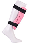 MAR-166D | Pink Dipped Foam Double Layer Shin Guard