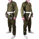 MAR-064D | Olive Green Brazilian Jiu-Jitsu Uniform - 480gsm