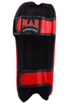 MAR-190A | Red Shin Guards w/ Foam Padding