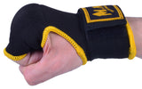 MAR-119D | Black Hand Wrap Mitts w/ Gel Padded Knuckles