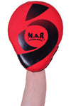 MAR-195E | Red Hybrid Curved Focus Mitts