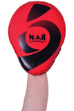 MAR-195E | Red Hybrid Curved Focus Mitts