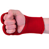 MAR-168C | Red Elasticated Fabric Mitts For Hand Protection