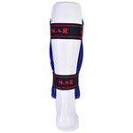 MAR-162C | Blue Dipped Foam Martial Arts Shin Guard