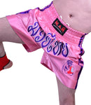 MAR-091G | Pink Kickboxing & Thai Boxing Shorts