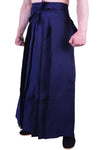 MAR-073B | Traditional Blue Aikido Hakama