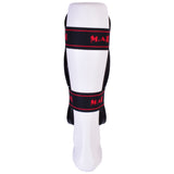 MAR-162B | Black Dipped Foam Martial Arts Shin Guard