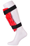 MAR-166A | Red Dipped Foam Double Layer Shin Guard