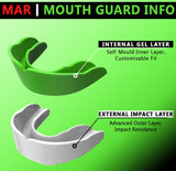 MAR-123B | Green Gel Mouth Guard/Gum Shield