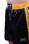 MAR-102A | Black & Yellow Boxing Shorts & Vest