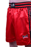 MAR-102C | Red & Black Boxing Shorts & Vest