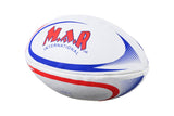 MAR-436L | Red & Blue Rugby Training Ball - Size 5