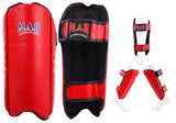 MAR-153A | Multilayered Red Shin Guards