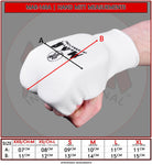 MAR-168A | White Elasticated Fabric Mitts For Hand Protection