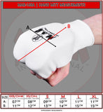 MAR-168A | White Elasticated Fabric Mitts For Hand Protection