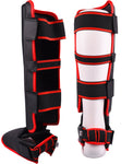 MAR-193B | Foam Padded Black Shin & Instep Guards