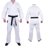 MAR-001B | Traditional White Karate Student Uniform Gi (8.5oz Fabric) + FREE BELT