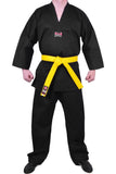 MAR-002 |  Black V-Neck Karate Uniform Gi (8oz Fabric)