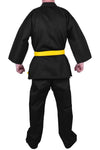 MAR-002 |  Black V-Neck Karate Uniform Gi (8oz Fabric)