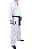 MAR-001B | Traditional White Karate Student Uniform Gi (8.5oz Fabric) + FREE BELT