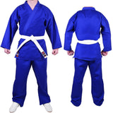 MAR-005B | Blue Karate Student Uniform Gi (8oz Fabric) + FREE BELT