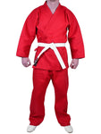 MAR-005A | Red Karate Student Uniform Gi (8oz Fabric) + FREE BELT