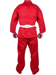 MAR-005A | Red Karate Student Uniform Gi (8oz Fabric) + FREE BELT