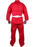 MAR-005A | Red Karate Student Uniform Gi (8oz Fabric) + FREE BELT