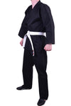 MAR-004B | Black Karate Student Uniform Gi (8.5oz Fabric) + FREE BELT