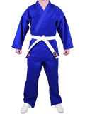 MAR-005B | Blue Karate Student Uniform Gi (8oz Fabric) + FREE BELT