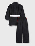 MAR-012 | Black & Red Designer Karate Uniform (8oz Fabric) + FREE BELT