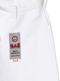 MAR-013A | White Karate Competition 12oz Uniform - European Style