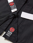 MAR-012 | Black & Red Designer Karate Uniform (8oz Fabric) + FREE BELT