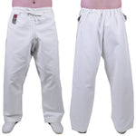 MAR-020C | 14oz White Traditional Karate Trousers