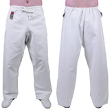 MAR-020C | 14oz White Traditional Karate Trousers