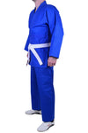 MAR-024A | Lightweight Blue Judo/Jiu-Jitsu Uniform for Beginner Students + FREE BELT