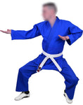 MAR-024A | Lightweight Blue Judo/Jiu-Jitsu Uniform for Beginner Students + FREE BELT